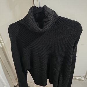 H&M Classic Black Cowl Neck Sweater